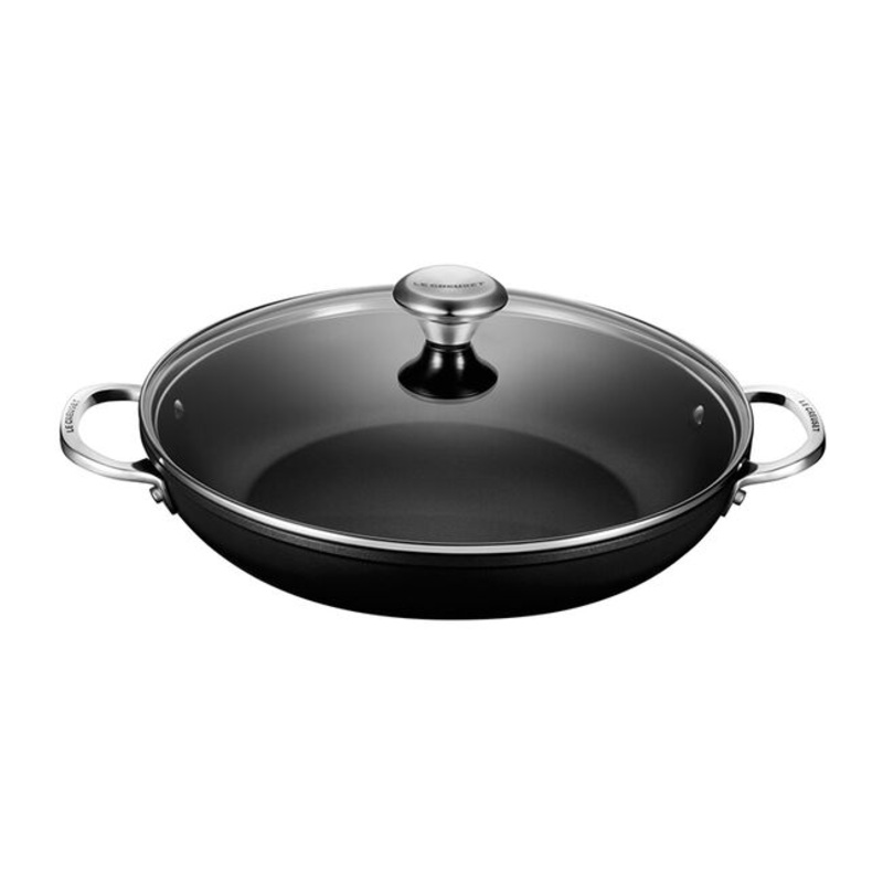 Le Creuset – PRO Non-Stick Round Braiser with Glass Lid