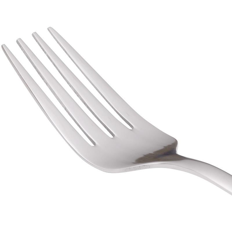 World Tableware 965 038 Columbus 6 1/2″ 18/0 Stainless Steel Heavy Weight Salad Fork – 12/Pack