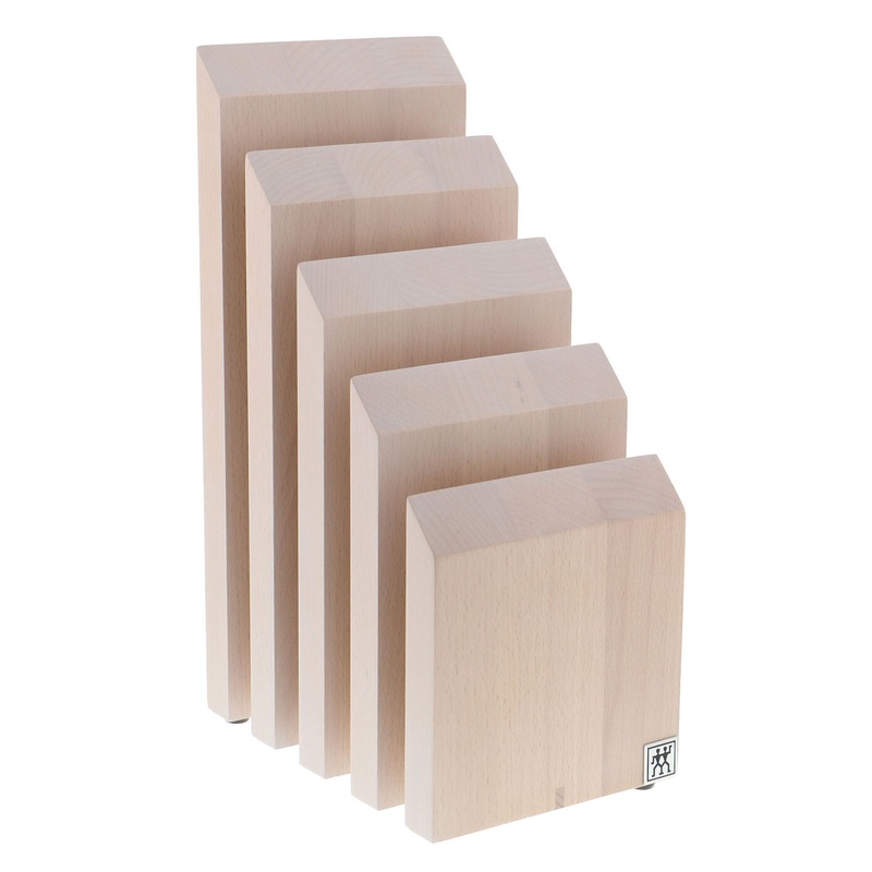 Zwilling Beechwood 10-Slot Upright Magnetic Knife Block