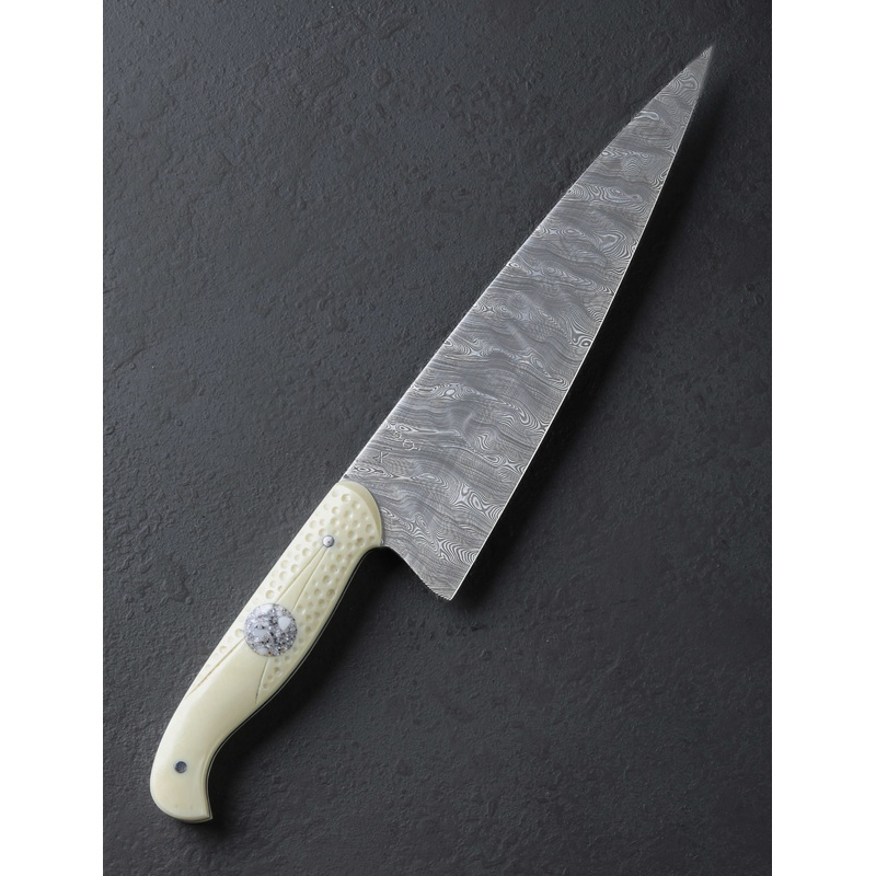 French Lunar Damasteel Chef 206mm