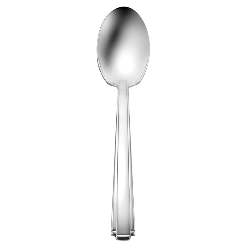 Oneida 2529SDEF Etage 7 1/8″ 18/10 Stainless Steel Extra Heavy Weight Dessert Spoon – 12/Pack