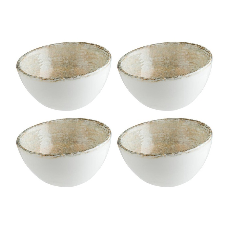 Patera dia.3.25″ h:1.75″ 2 oz. Round Decorated Porcelain Ramekin (Set of 4)