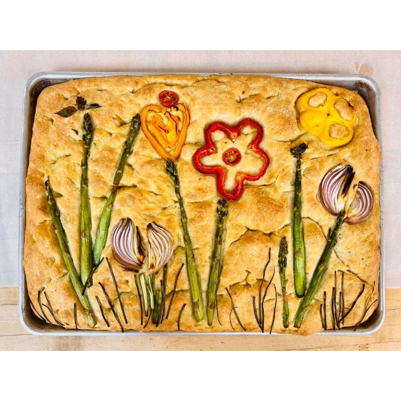 Summer Garden Focaccia Art – Make and Take (Hands On)