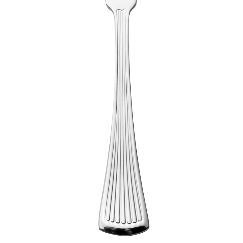 Walco 1810 Bosa Nova 6 3/4″ 18/0 Stainless Steel Heavy Weight Butter Spreader – 12/Pack