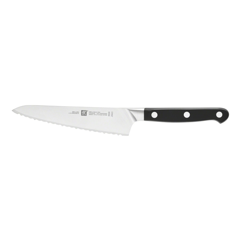 Zwilling J.A. Henckels Zwilling Pro 5.5″ Serrated Prep Knife