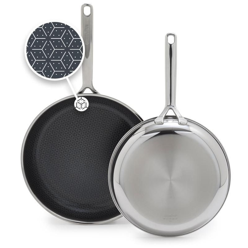 Spectra Thermobond Hybrid Ceramic Nonstick 10″ and 12″ Frypan Set