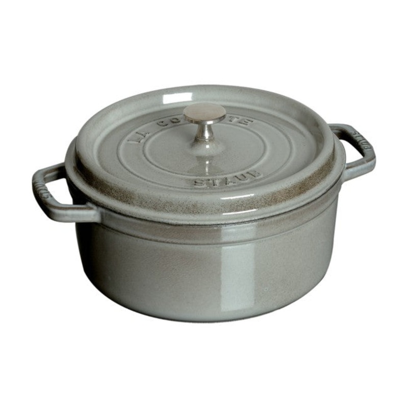 Staub Round Cocotte – 5 1/2 Qt. – Graphite Grey
