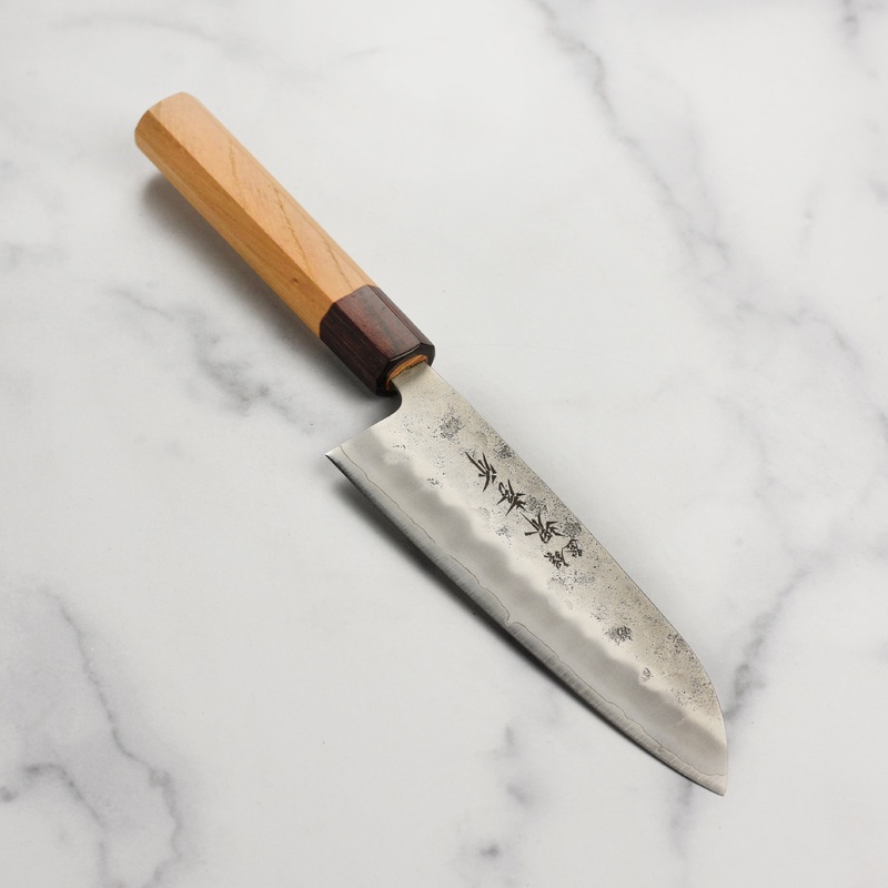 Takayuki Ginsan Nashiji 6.5″ Santoku