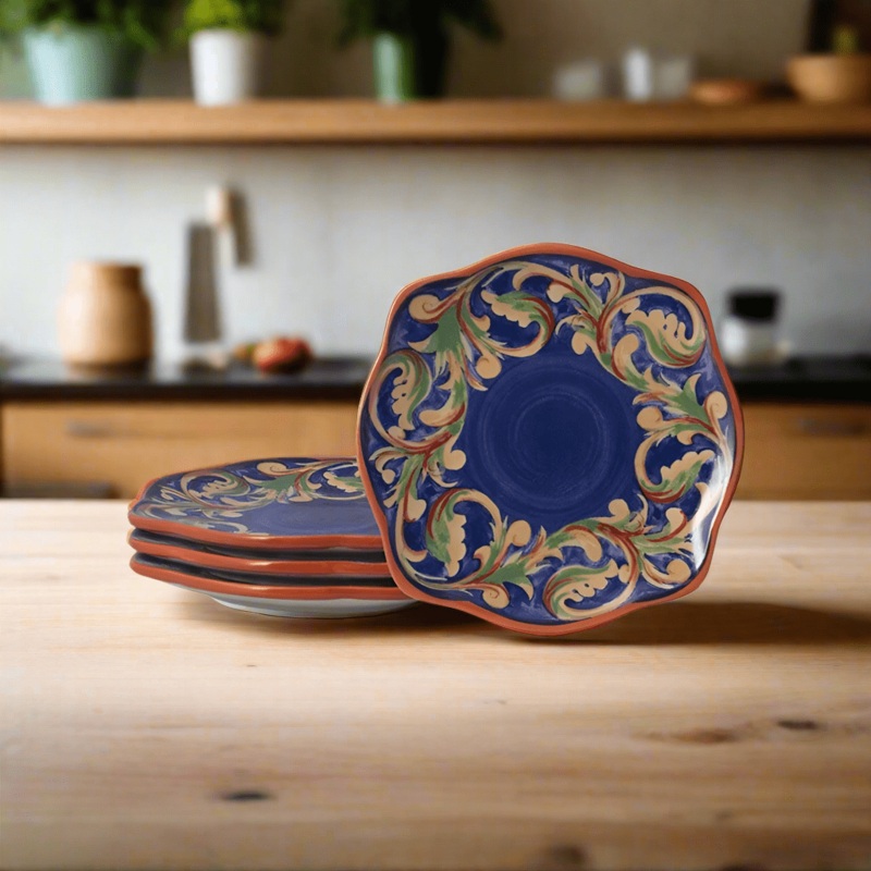 Villa della Luna Set of 4 Appetizer Plates