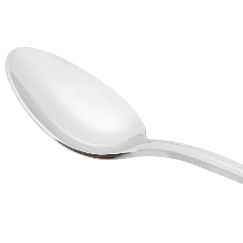 World Tableware 407 021 Calais 7 7/8″ 18/8 Stainless Steel Extra Heavy Weight Iced Tea Spoon – 12/Pack