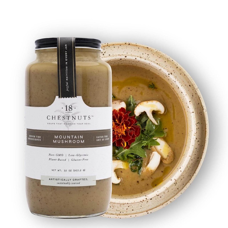 18 Chestnuts Soup – Mountain Mushroom, 32 oz