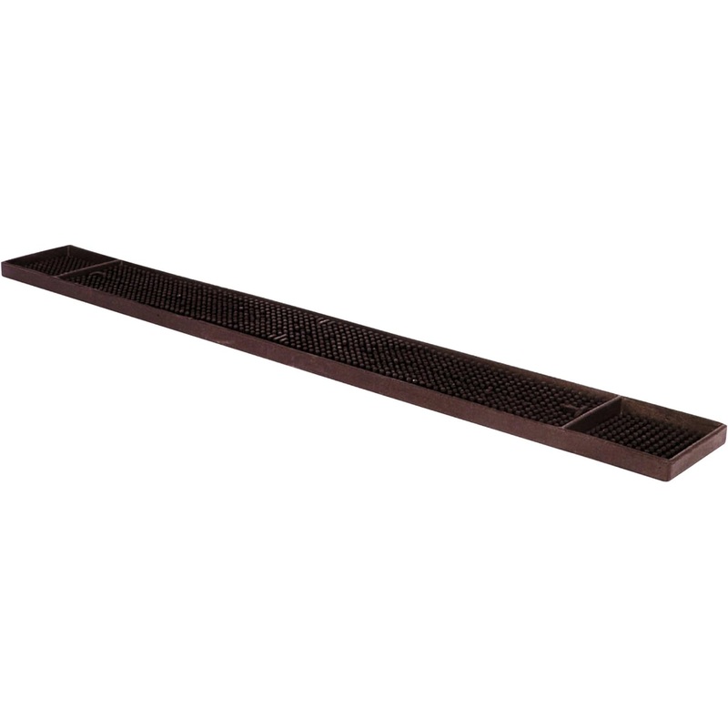 27″ x 3-1/4″ Long Rubber Bar Service No-Slip Mat- Bar Service Mat Service Mat Drying Bar Spill Mat for Counter Top Cafe Bar Kitchen Hotel Cocktail Perfect for Bars & Restaurants
