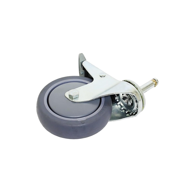 4″ Replacement Swivel Caster for Bussing/Utility Cart- Heavy Duty Casters Swivel Plate Castor Wheels for Cart