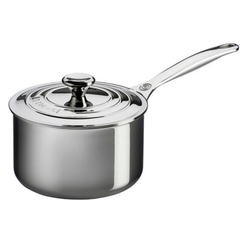 Le Creuset Stainless Steel Sauce Pan 3 qt