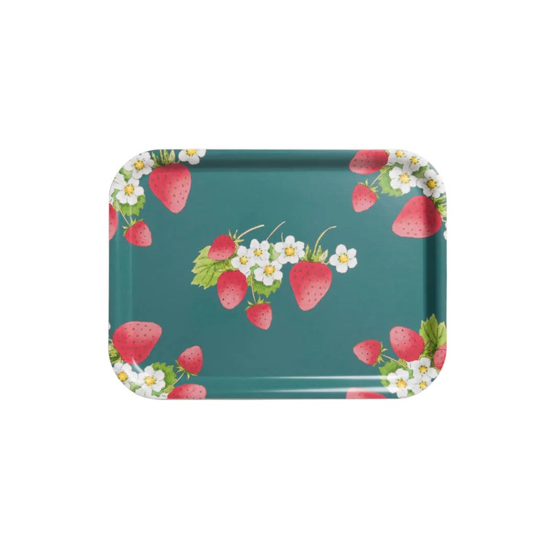 Sophie Allport Strawberries Serving Tray – Small