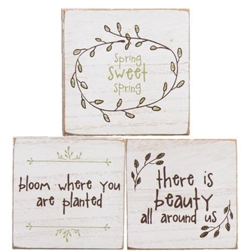 Spring Sweet Spring Square Block Set by CWI