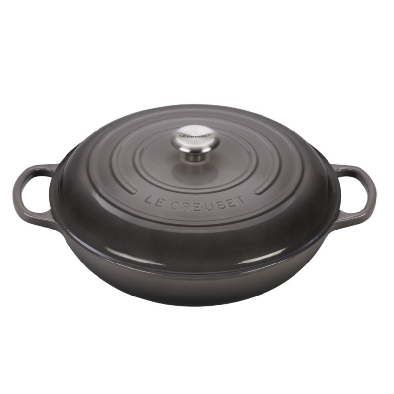 Le Creuset 5 Qt Signature Braiser – Oyster