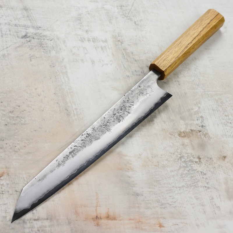Matsubara Aogami #2 Nashiji Stainless Clad 10.6″ Sujihiki