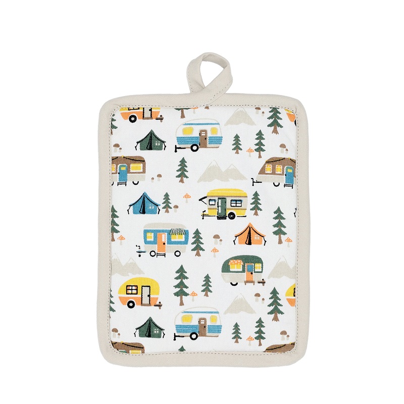 Mu Kitchen Potholder- Happy Camper