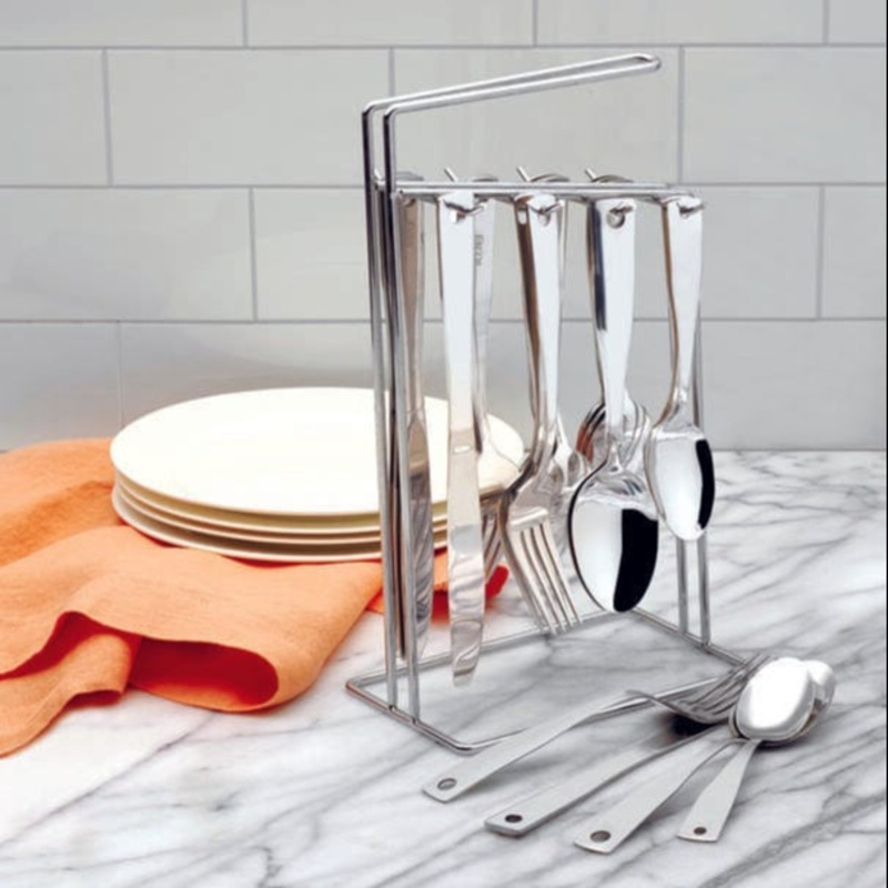 Piccadilly 24 Piece Flatware Set with Caddy, Service for 6