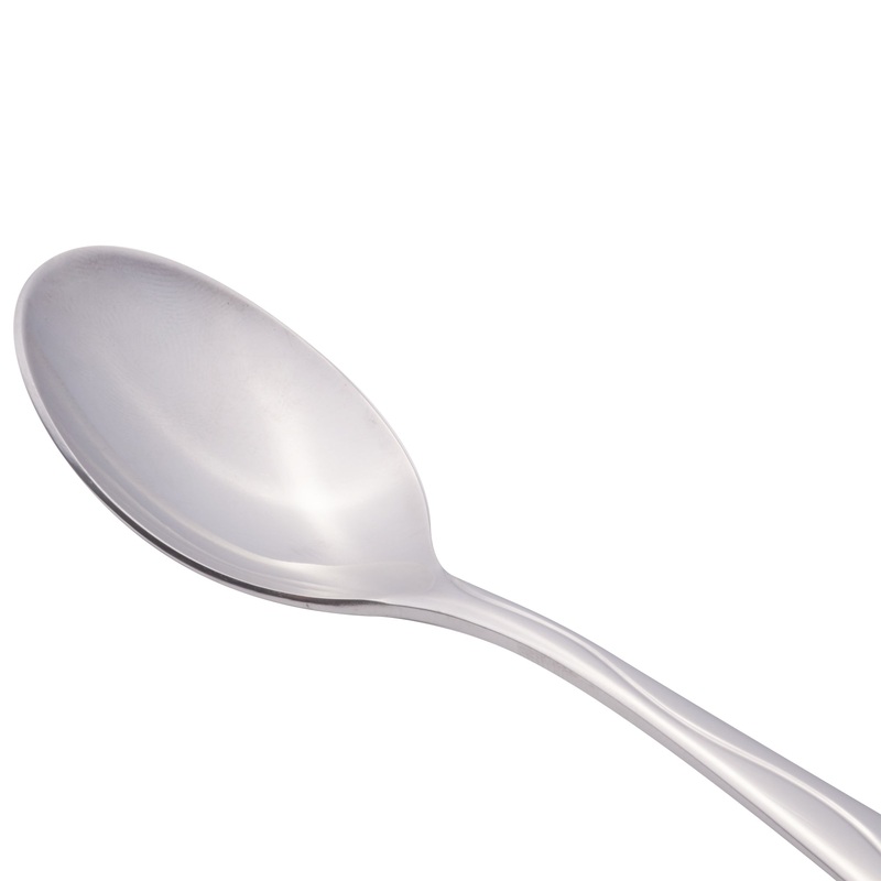 World Tableware 973 001 Cantina 6″ 18/0 Stainless Steel Heavy Weight Teaspoon – 12/Pack
