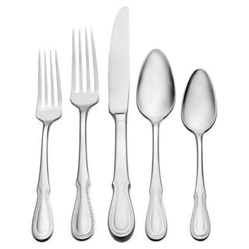 Oneida Nottingham 66 Piece Fine Flatware Set, Service for 12