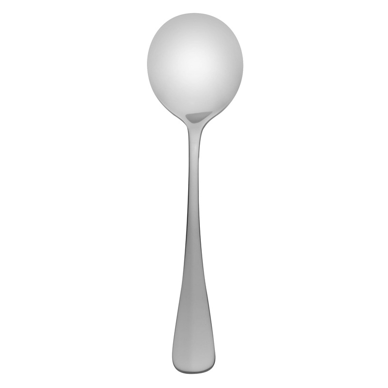 Oneida T148SBLF Baguette 6 1/4″ 18/10 Stainless Steel Extra Heavy Weight Bouillon Spoon – 12/Pack