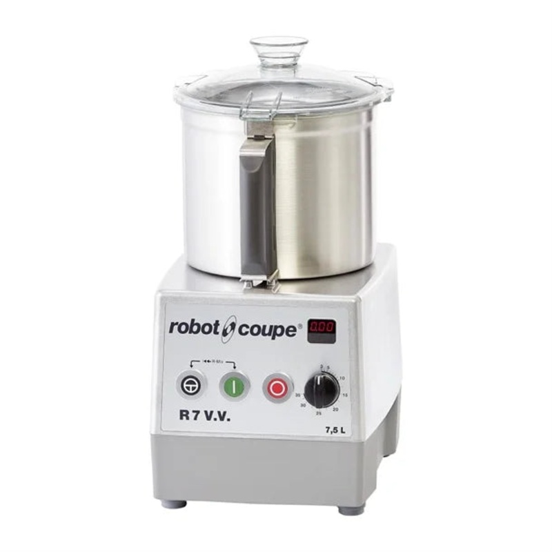 Robot Coupe Table Top Cutter Mixer – 7.5L Stainless Bowl – Variable Speed – R7 V.V.