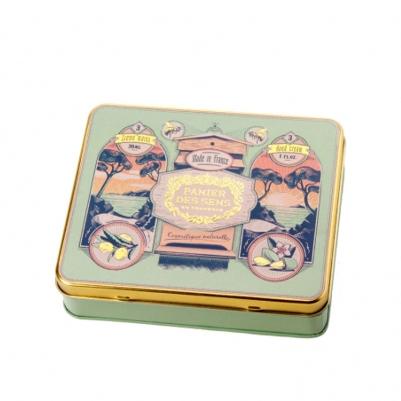 Timeless Hands Tin Gift Set – Honey, Almond & Grape Hand Creams