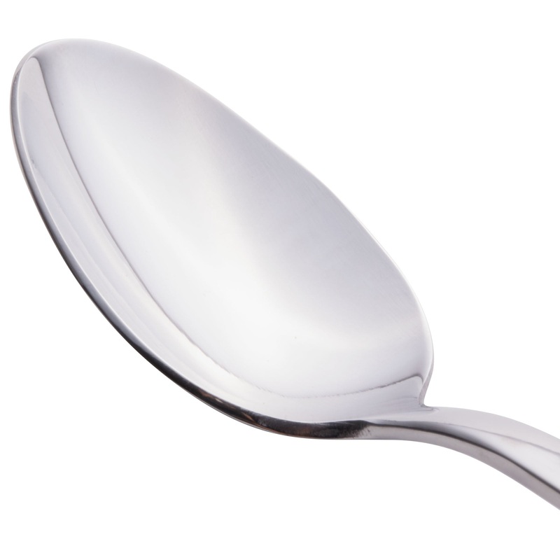World Tableware 989 001 Quantum 6 3/8″ 18/0 Stainless Steel Heavy Weight Teaspoon – 12/Pack