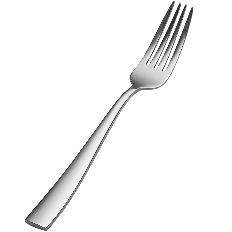 Bon Chef SBS3017 Manhattan 8 3/8″ 18/0 Extra Heavy Weight Bonsteel European Dinner Fork – 12/Pack