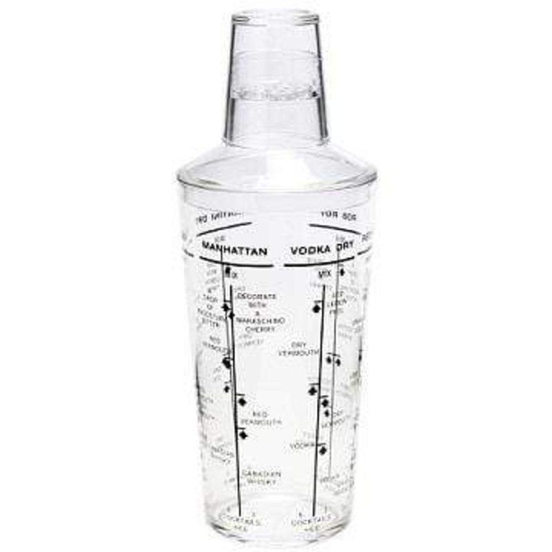 Oenophilia 3 pc. Cocktail Shaker w/Recipes