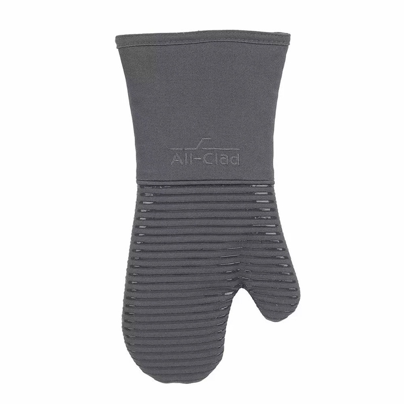 All-Clad – Silicone Treated Oven Mitt – Pewter