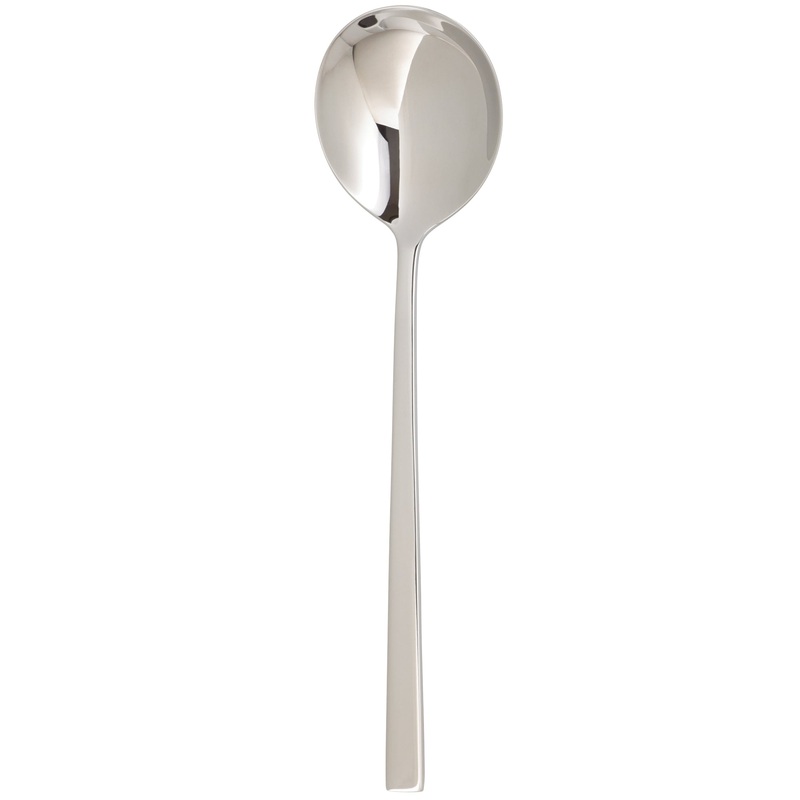 Arcoroc FL509 Greenwich 7 1/8″ 18/0 Stainless Steel Heavy Weight Soup Spoon by Arc Cardinal – 12/Pack