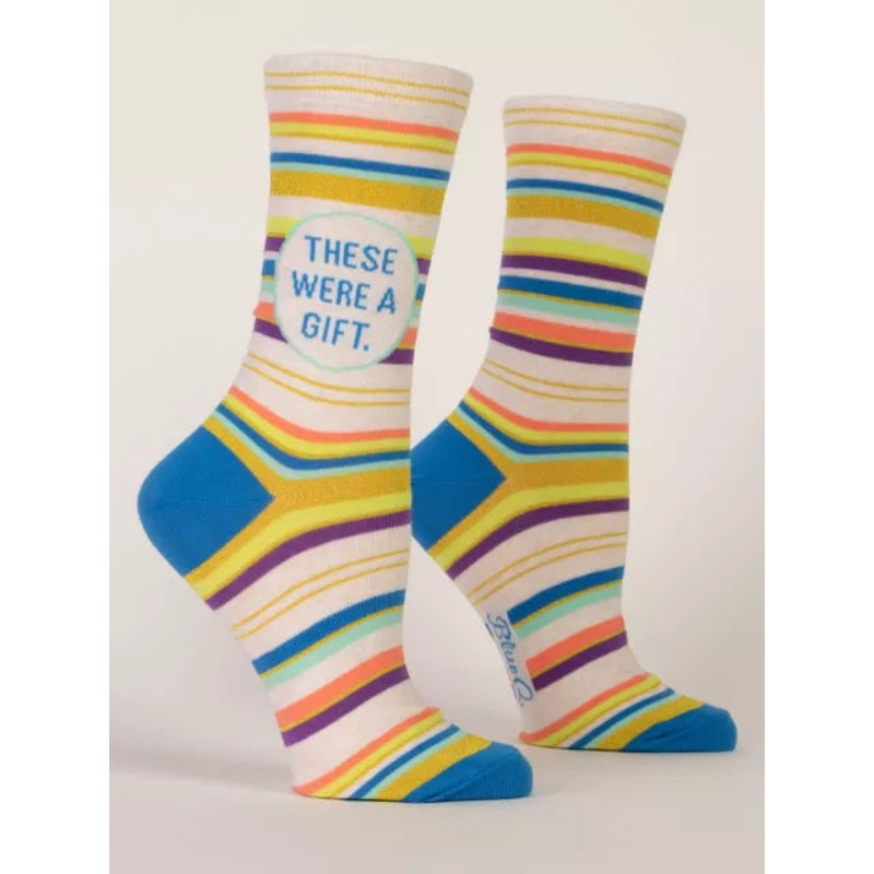 Blue Q Women Crew Socks- These Were A Gift