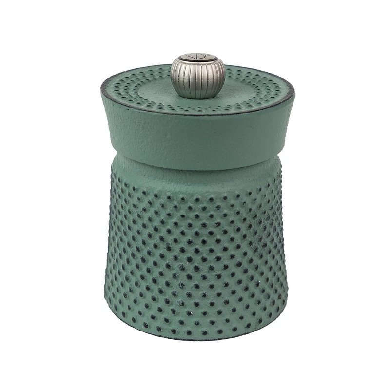 Peugeot BALI FONTE Celadon Green Cast Iron Pepper Mill – 8cm/3″