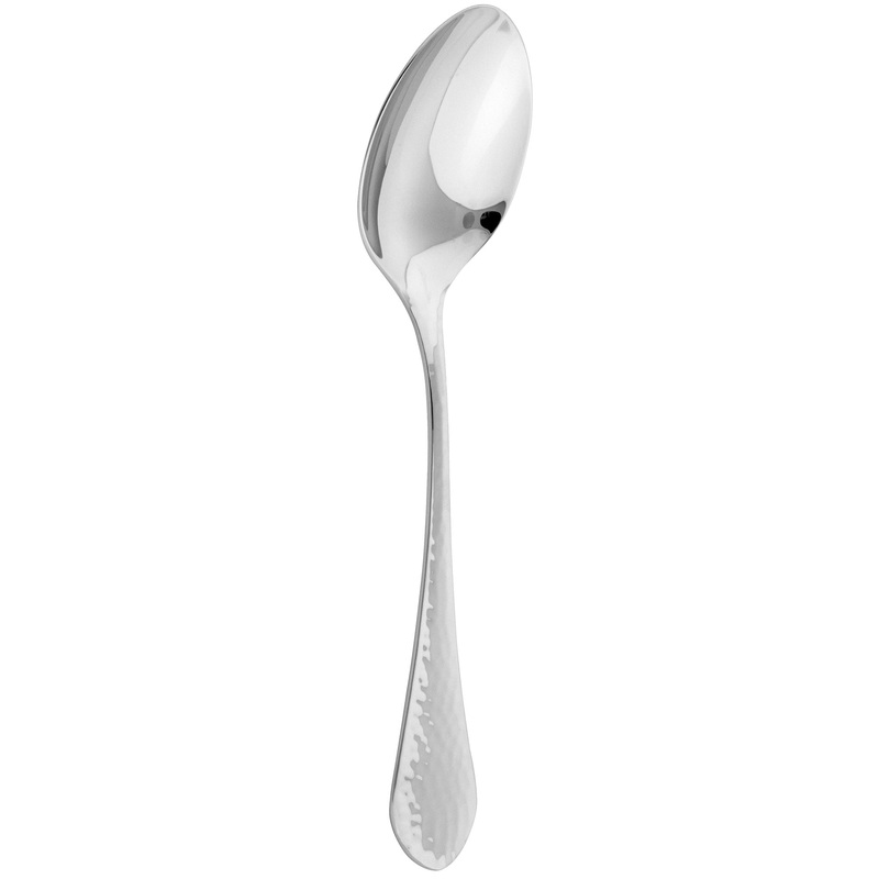 Arcoroc T8002 Stone 8 1/8″ 18/10 Stainless Steel Extra Heavy Weight Dinner Spoon by Arc Cardinal – 12/Pack
