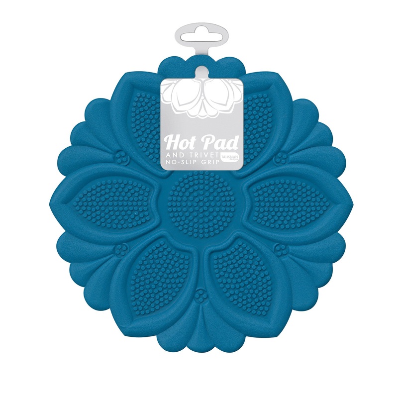 Talisman Designs Silicone Nonslip Grip Silicone Hot Pad & Trivet, Set of 1