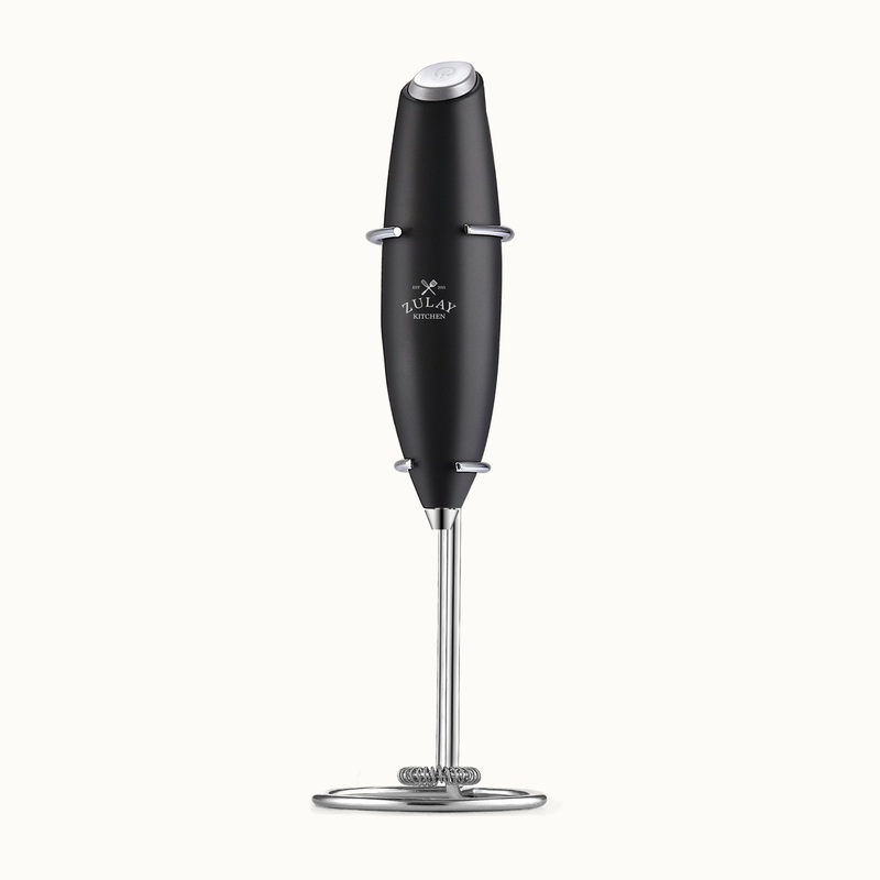 Zulay Kitchen Milk Frother with 4 Batteries – Duracell Powered