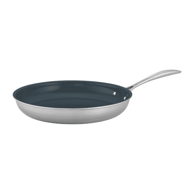 Zwilling Clad CFX 12in Stainless Steel Ceramic Non-Stick Fry Pan