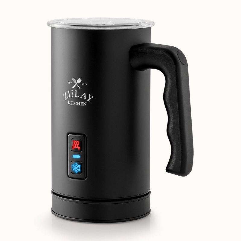 AeroFroth 4-in-1 Electric Milk Frother and Steamer for Coffee & Lattes