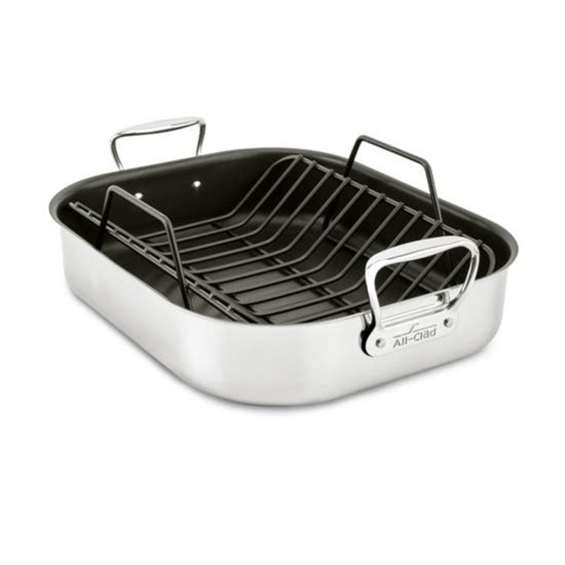 All Clad – Large Nonstick Roaster w/ Nonstick Rack