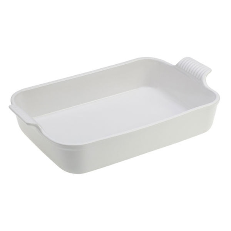 Le Creuset 4 Qt. Heritage Rectangle Dish – White