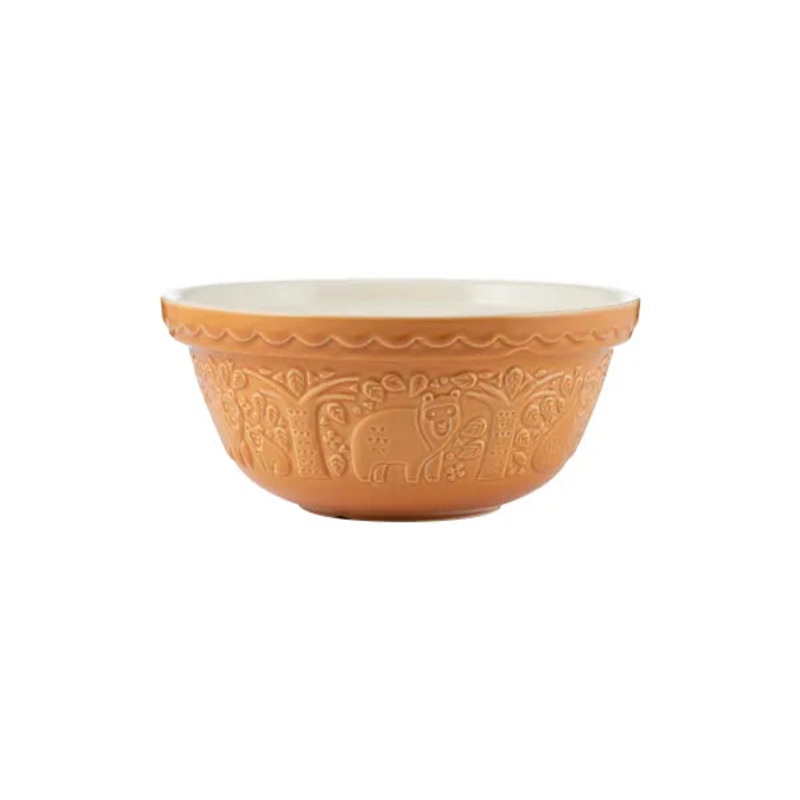Mason Cash In The Forest S24 Bear Ochre Mixing Bowl 9.75″