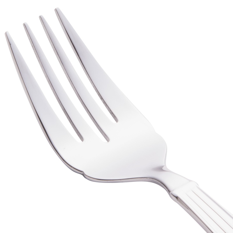 World Tableware 972 038 Gibraltar 7″ 18/0 Stainless Steel Heavy Weight Salad Fork – 12/Pack