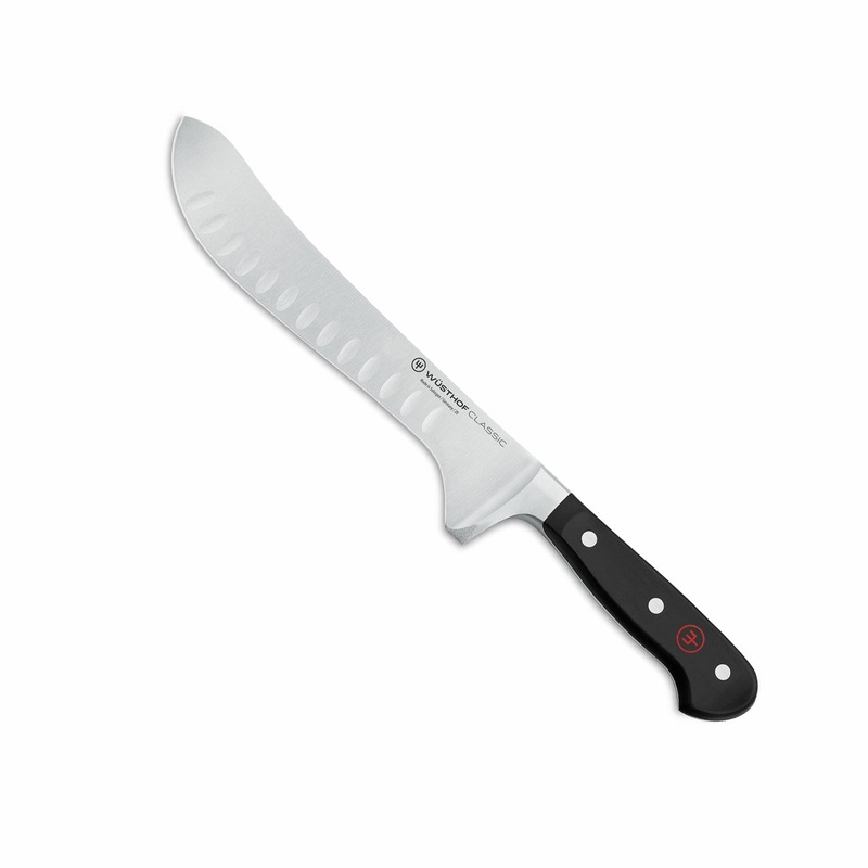 Wusthof Classic – 8″ Artisan Butcher Knife w/Hollow Edge- Personalized Engraving Available