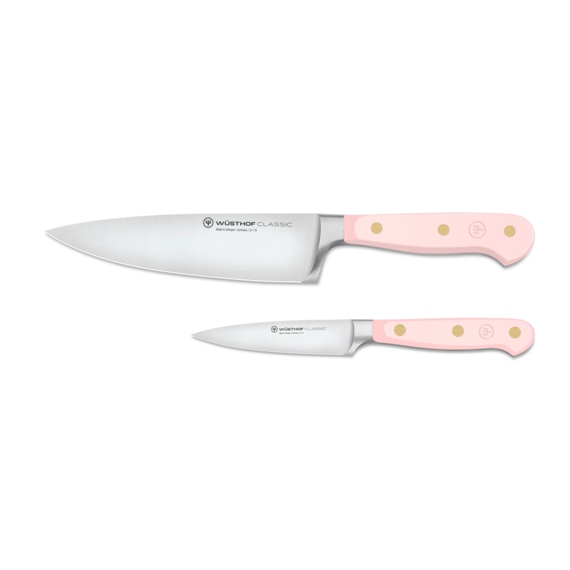 Wusthof Classic Pink Himalayan Salt – 2 Pc. Prep Knife Set
