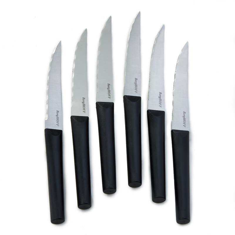 BergHOFF DiNA Matrix 6Pc Stainless Steel Steak Knife Set, 4.5″