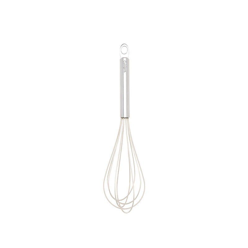 Cuisipro 10-Inch Silicone Egg Whisk, Frosted