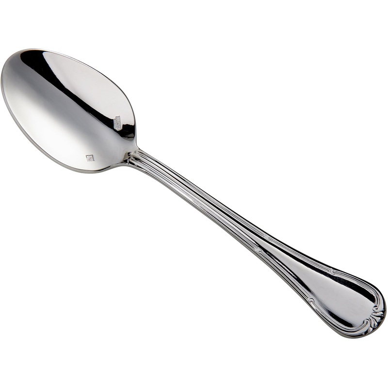 Oneida T022STSF Donizetti 5 7/8″ 18/10 Stainless Steel Extra Heavy Weight Teaspoon – 12/Pack